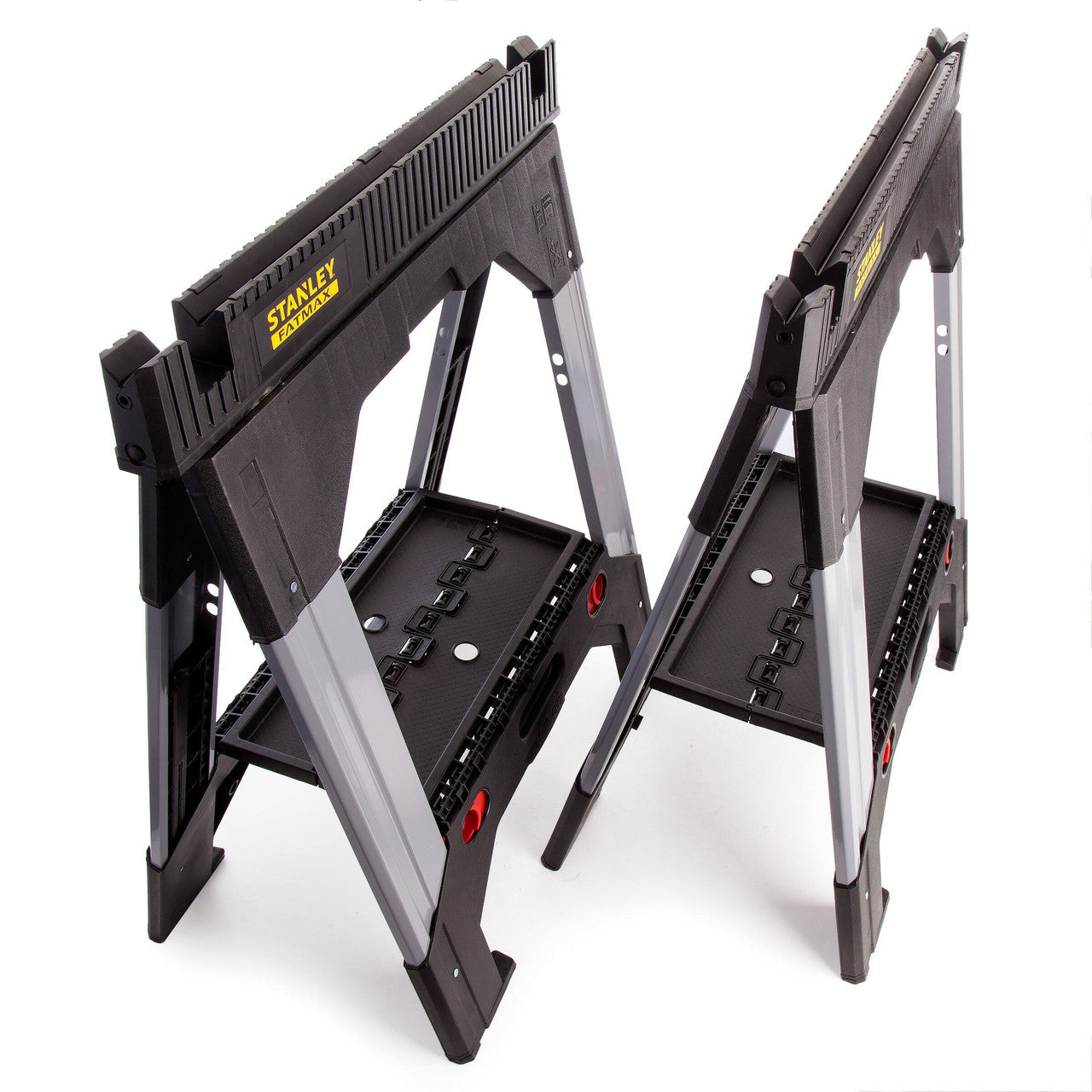 Stanley 1-92-980 FatMax Aluminium Adjustable Telescopic Sawhorse (Twin Pack)
