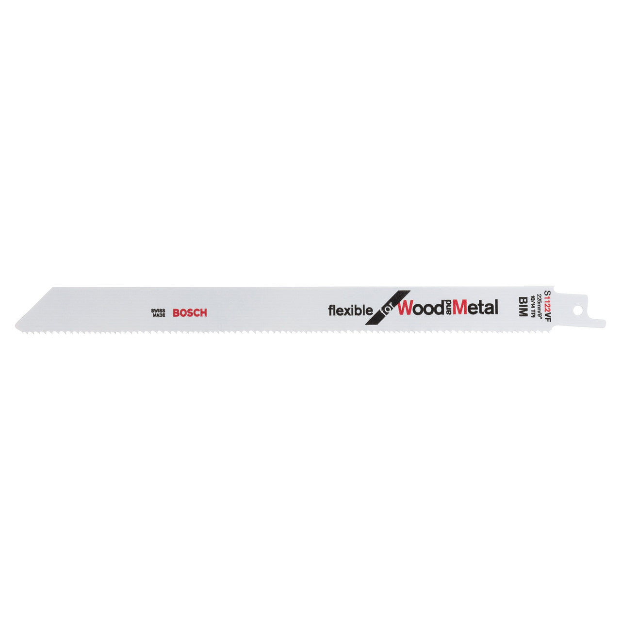 Bosch S1122VF Flexible Reciprocating Saw Blade for Wood & Metal 225mm (Pack of 5)