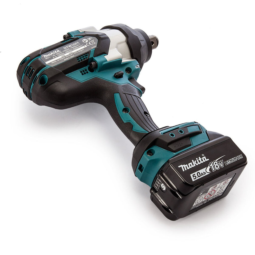 Makita DTW1001RTJ LXT 18V Brushless Impact Wrench 3/4" Drive (2 5.0Ah Batteries)