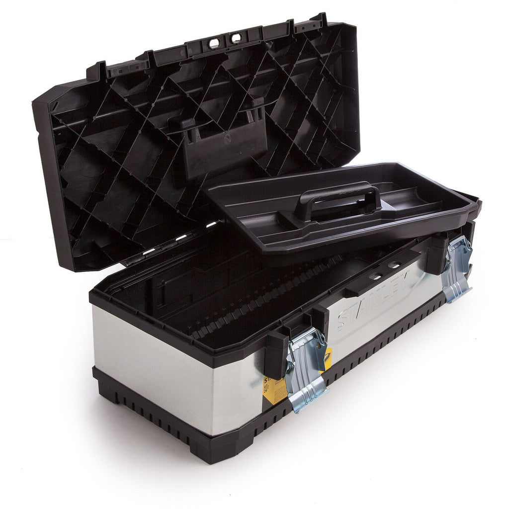 Stanley 1-95-620 Galvanised Metal / Plastic Toolbox 26 Inch