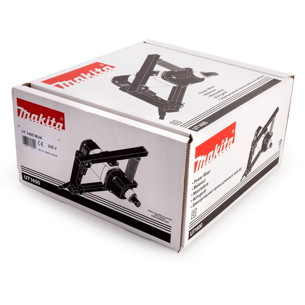 Makita UT1400 1300W Paddle Mixer 140mm (240V)