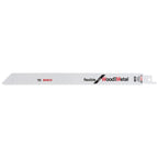 Bosch S1122HF Flexible Reciprocating Saw Blade for Wood & Metal 225mm (Pack of 5)