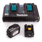Makita 18V 2 BL1850B 5.0Ah Batteries & DC18RD Charger Set