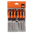Bahco 1-476-04-3-2 ERGO Engineering Smooth Cut File Set 100mm (6 Piece)