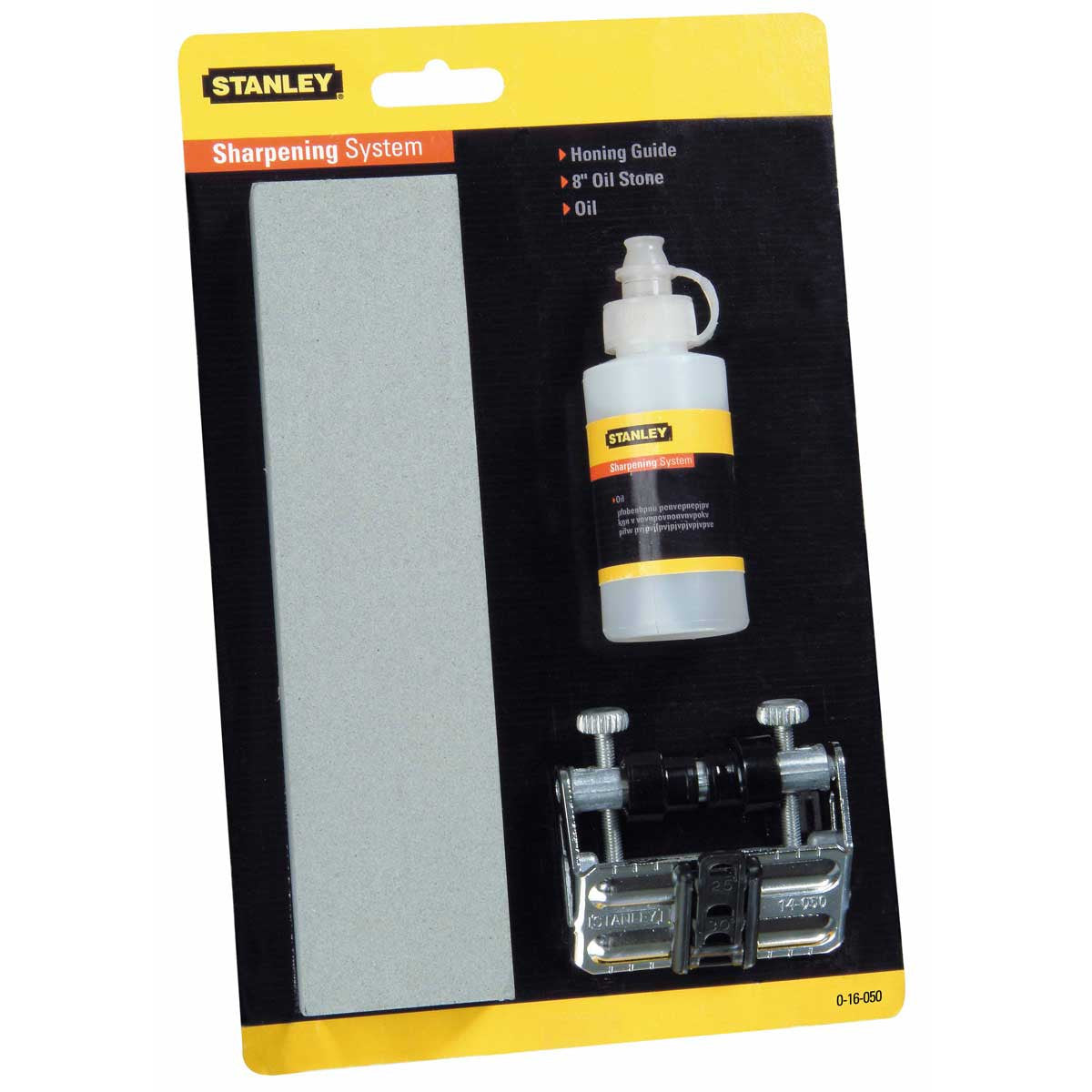 Stanley 0-16-050 Oilstone, Oil & Honing Guide Chisel Sharpening Kit