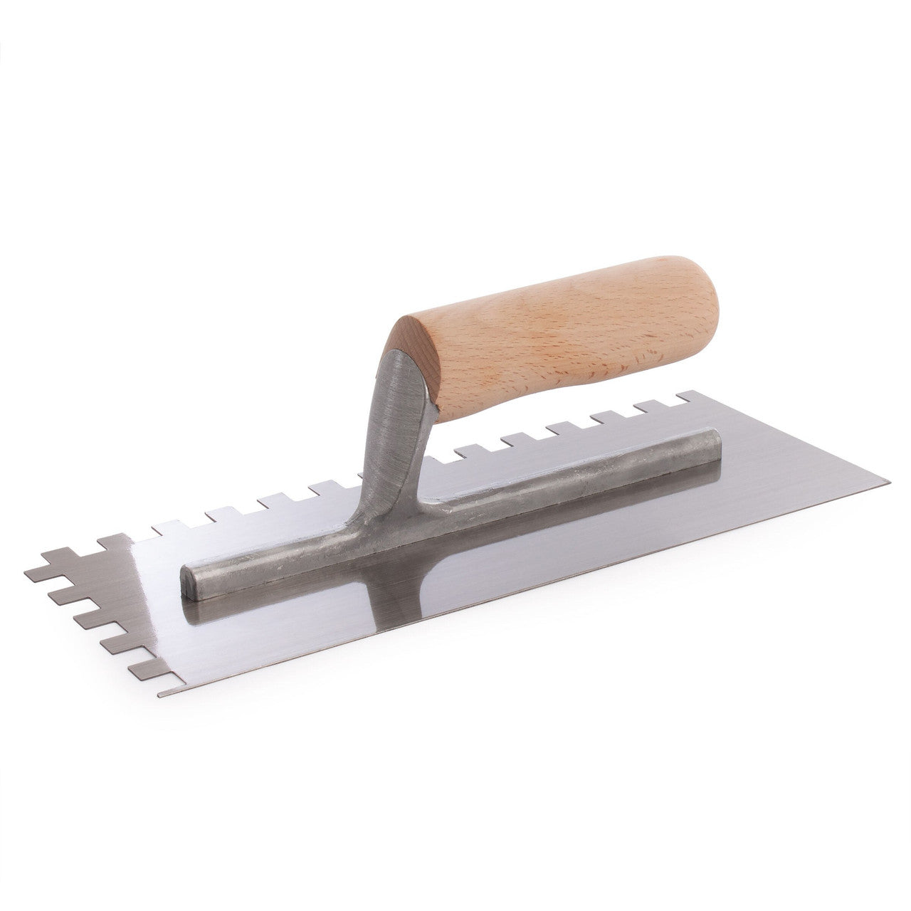 RST RTR6260 Square Notched Trowel with Wooden Handle 10mm
