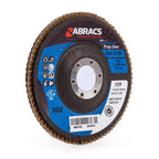 Abracs ABFZ115B0120 Pro Zirconium Flap Disc 120 Grit x 115mm (Pack of 5)