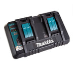 Makita DC18RD Dual Port Charger 7.2 - 18V with 4 x BL1850B 18V 5.0Ah Batteries
