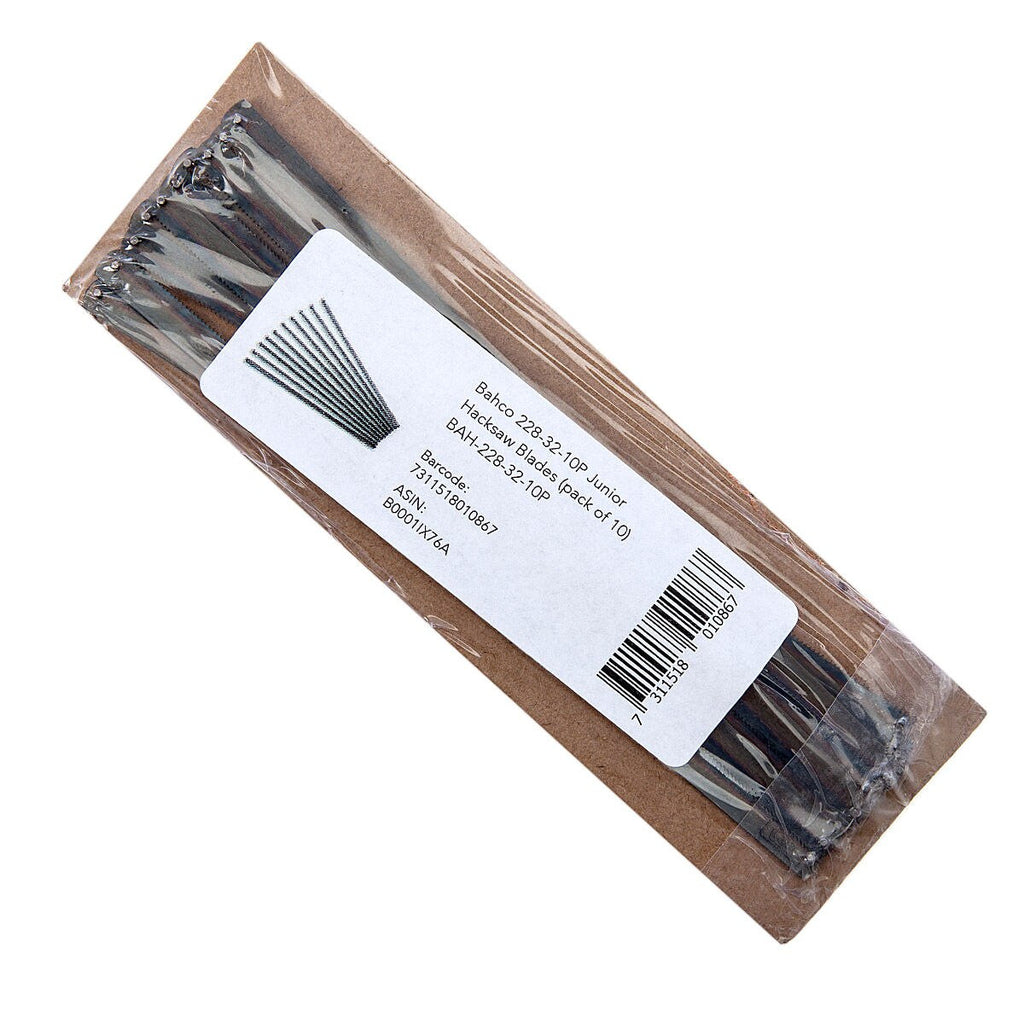 Bahco 228-32-10P Junior Hacksaw Blades 150mm (Pack of 10)