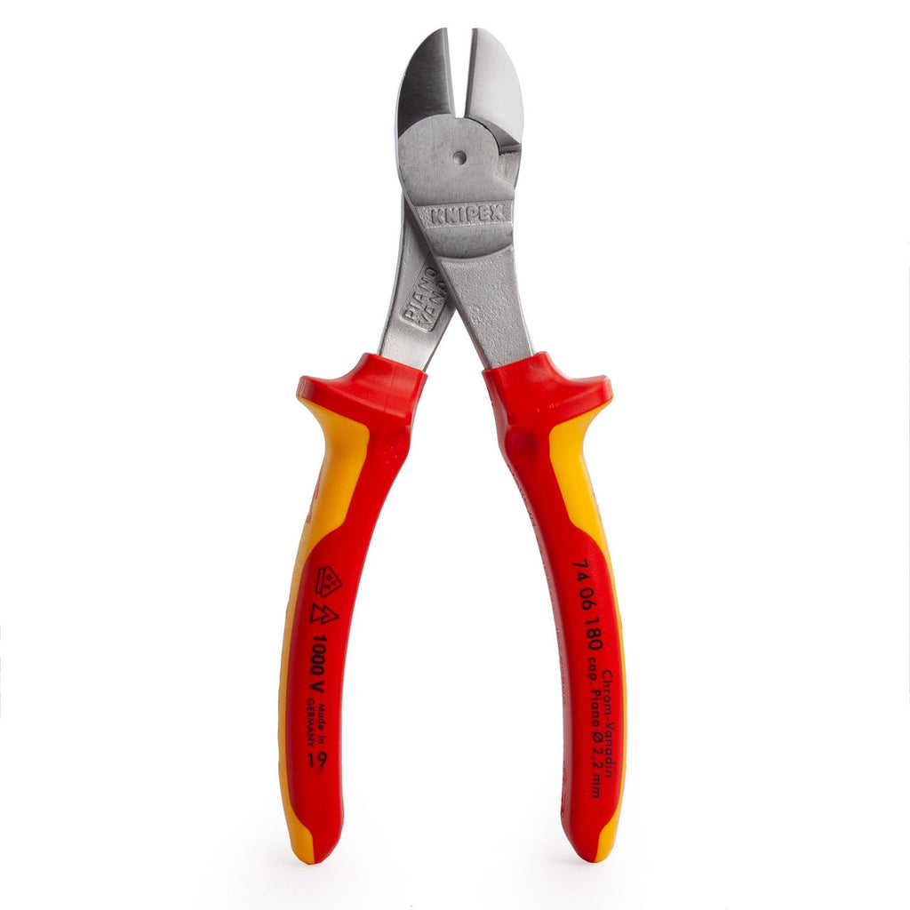 Knipex 74 06 180 SB VDE High Leverage Diagonal Cutter 180mm