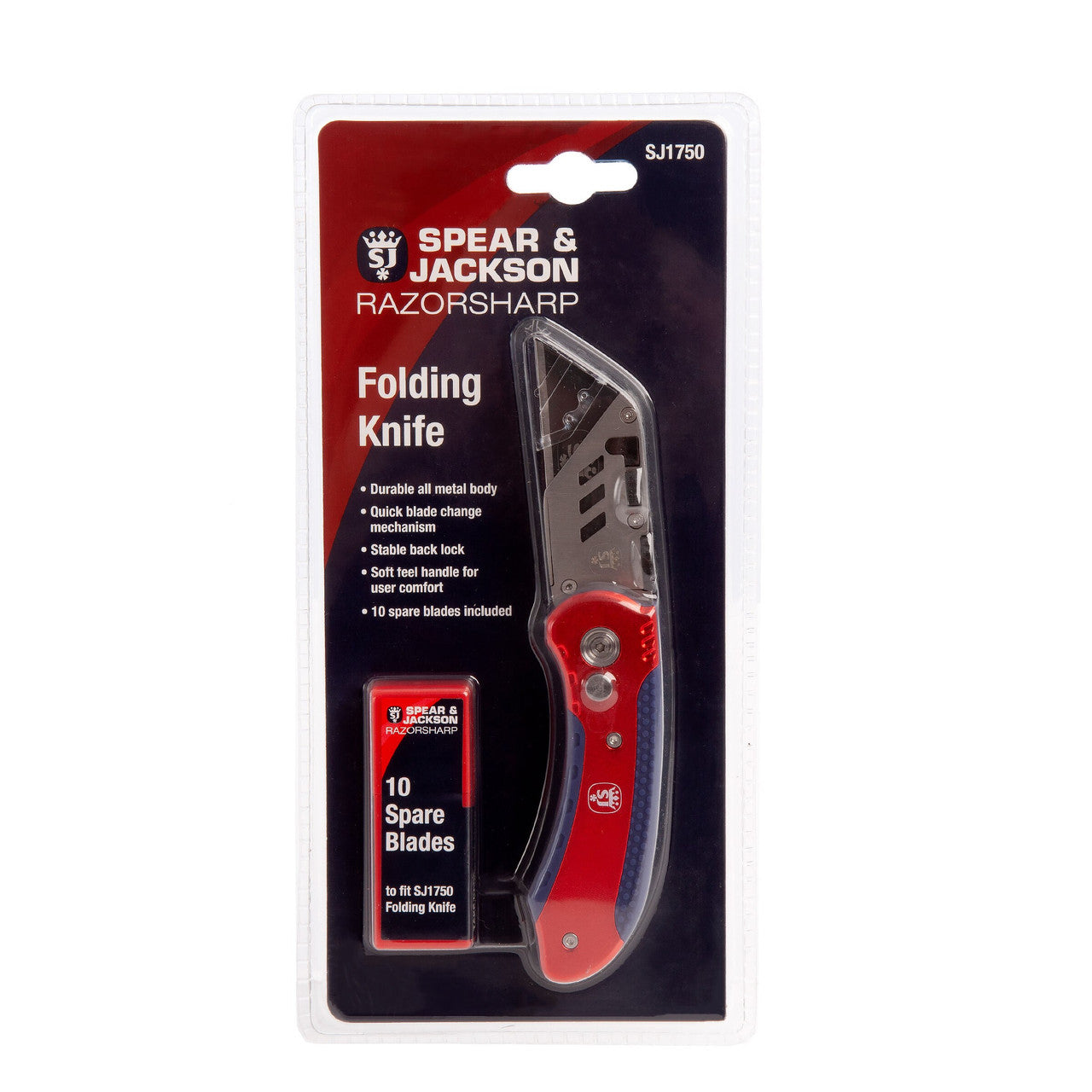 Spear and Jackson SJ1750 Folding Knife with 10 Blades