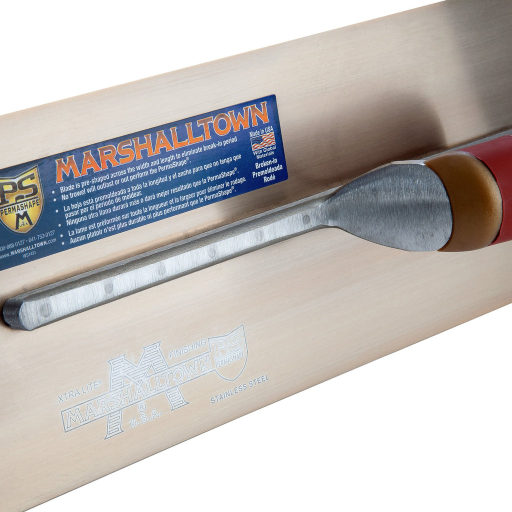 Marshalltown MPB165GSD Gold Stainless Steel Plasterers Trowel 16" x 5"