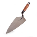 Marshalltown M1911L Philadelphia Pattern Brick Trowel with Leather Handle 11" x 5 1/2
