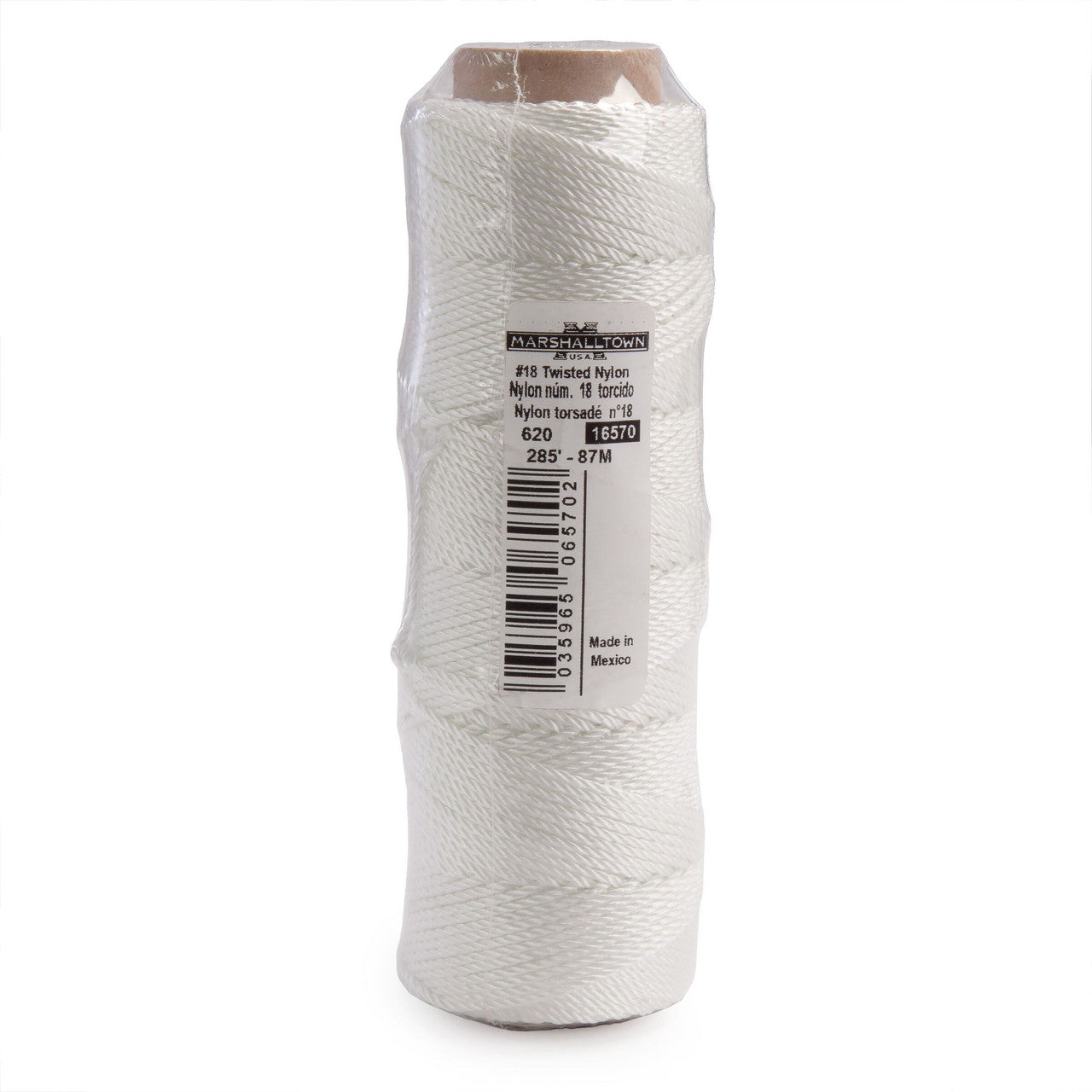 Marshalltown M620 Twisted Nylon Brick Line White 285" / 87m