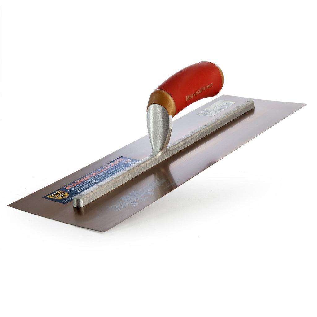 Marshalltown MPB165GSD Gold Stainless Steel Plasterers Trowel 16" x 5"