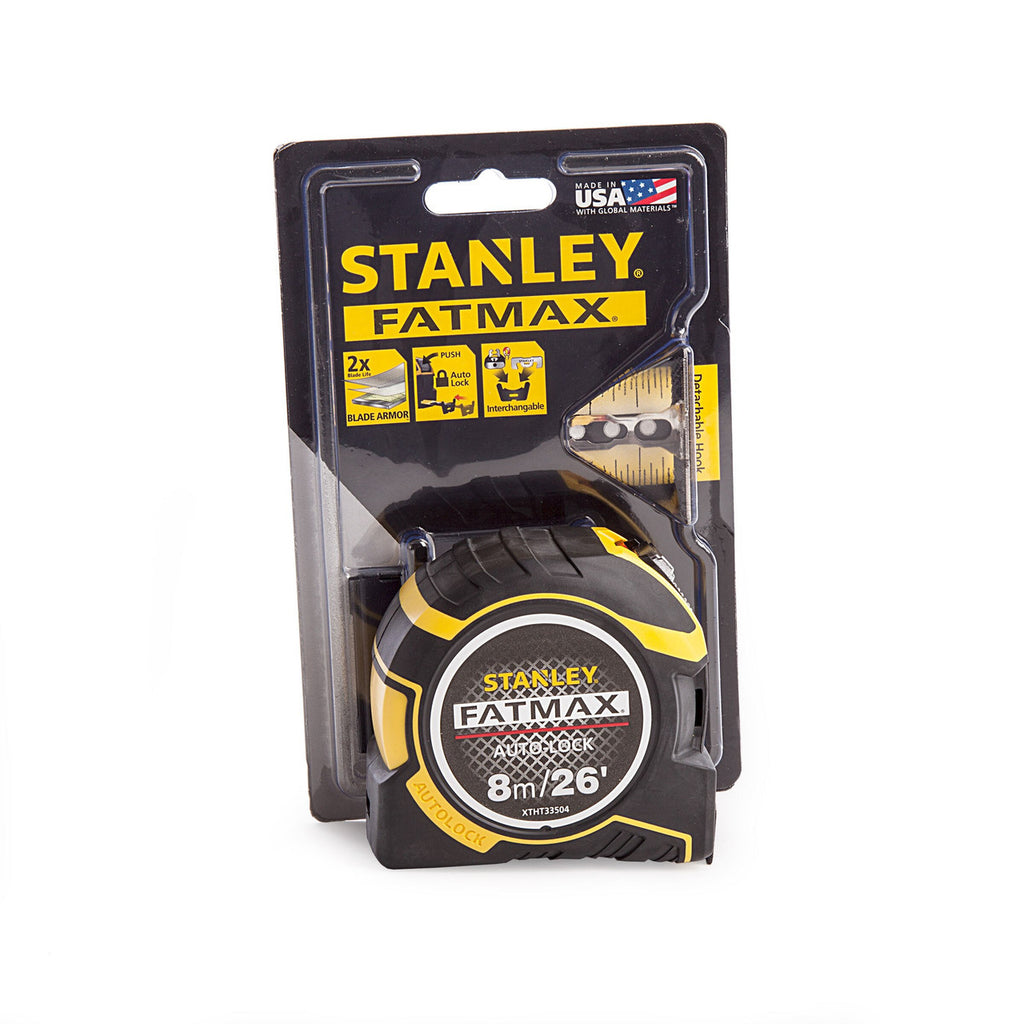 Stanley XTHT0-33504 FatMax Autolock Tape Measure 26' / 8m