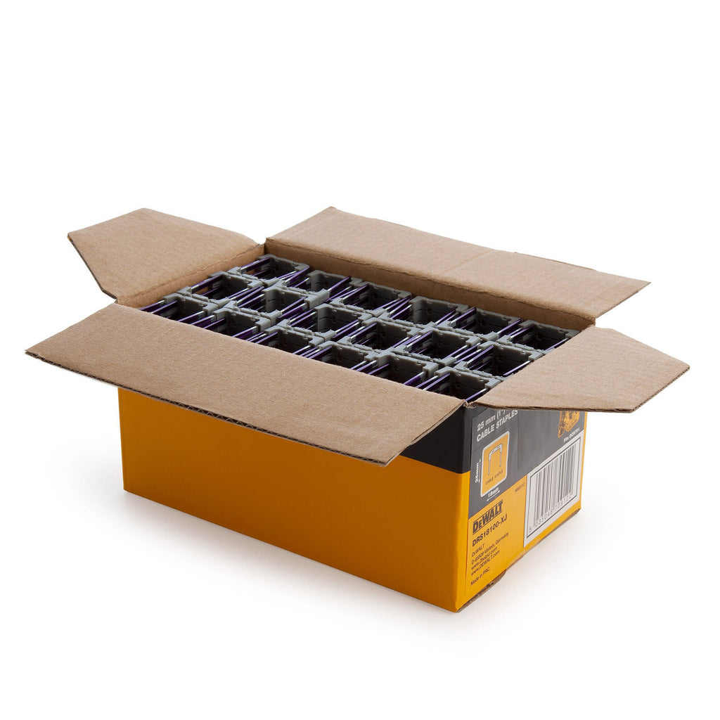 Dewalt DRS18100 Insulated Cable Staple 25mm for DCN701 (Pack of 540)