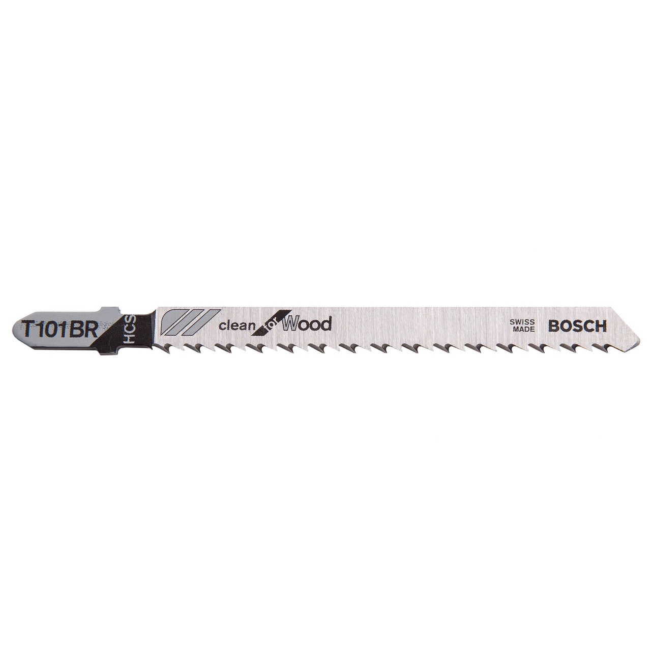 Bosch T101BR Clean Jigsaw Blade for Wood 100mm (Pack of 5)
