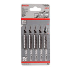 Bosch T101D Clean Jigsaw Blade for Wood 100mm (Pack of 5)