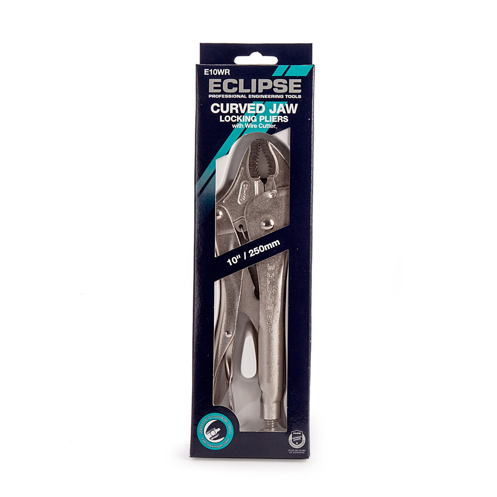 Eclipse E10WR Curved Jaw Locking Plier with Wire Cutter 10" / 250mm