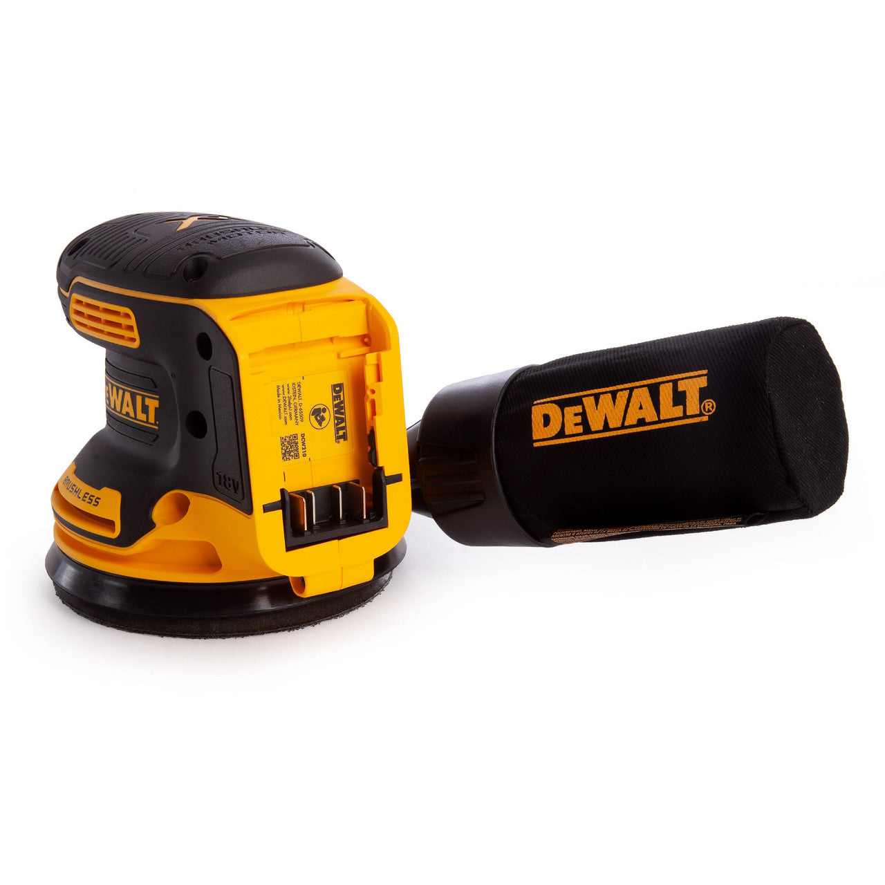 Dewalt DCW210N XR 18V Brushless Random Orbital Sander 125mm (Body Only)