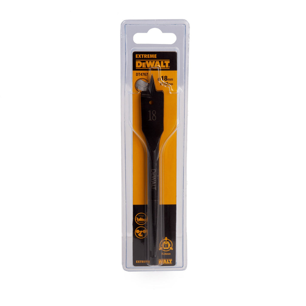Dewalt DT4767 EXTREME Impact Flat Drill Bit for Wood 18 x 152mm