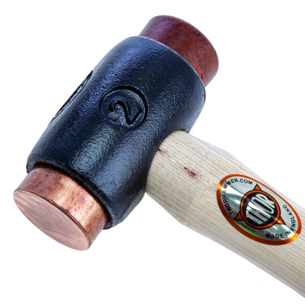 Thor 03-212 Size 2 Copper & Hide Hammer 1070g