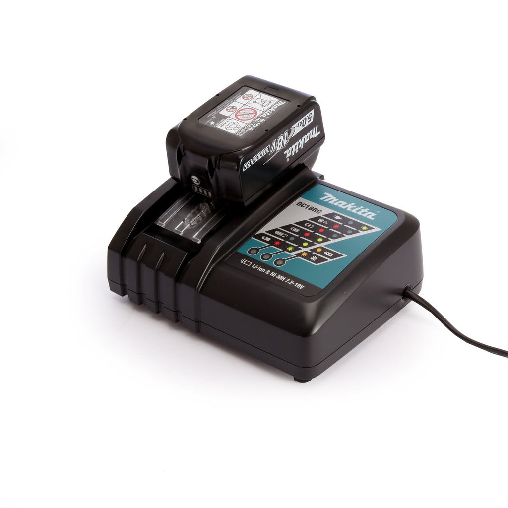 Makita LXT 18V BL1850B 5.0Ah Battery & DC18RC Charger Set
