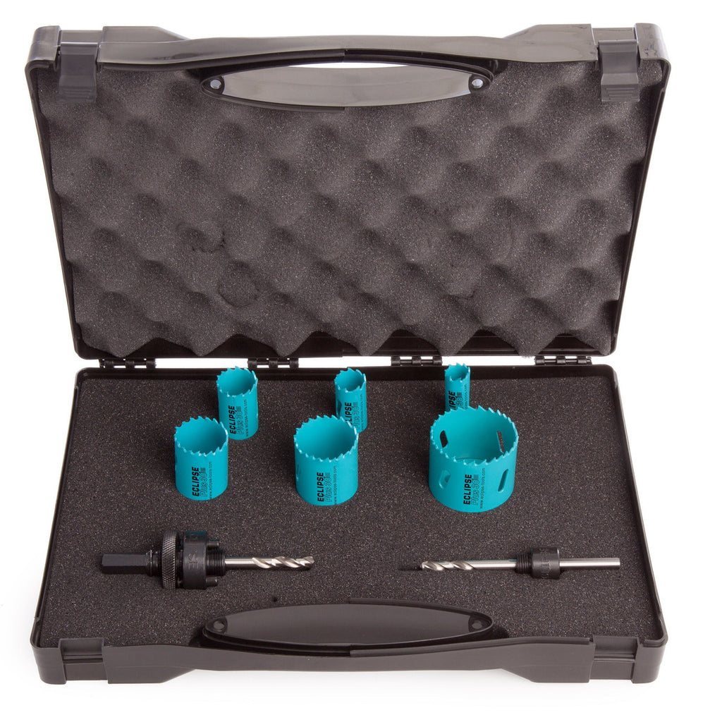 Eclipse EE30-K Plus30 Hole Saw Set for Electricians (8 Piece)