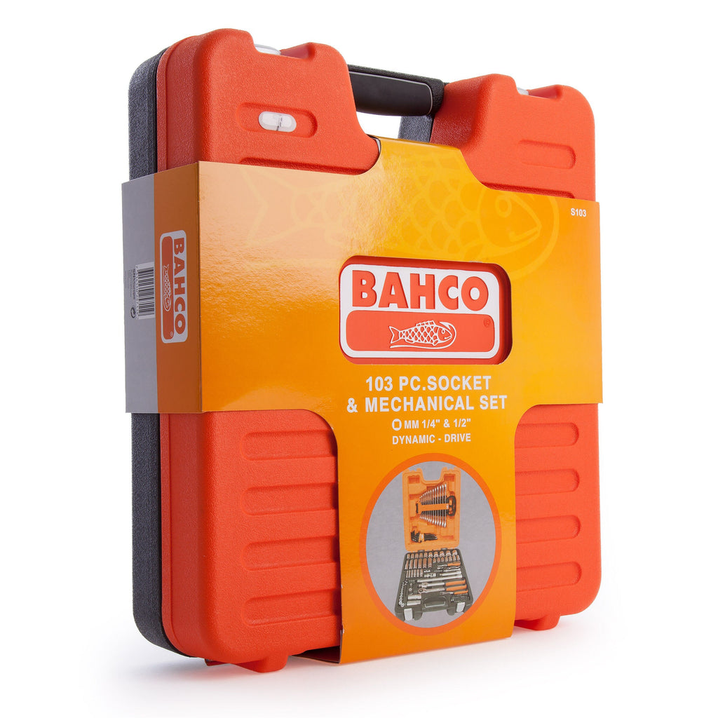 Bahco S103 Metric Socket and Mechanical Set 1/4 and 1/2in Dynamic Drive (103 Piece)