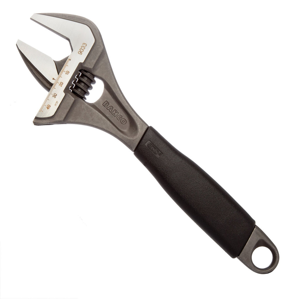 Bahco 9033 ERGO Central Nut Wide Opening Jaw Adjustable Wrench 270mm