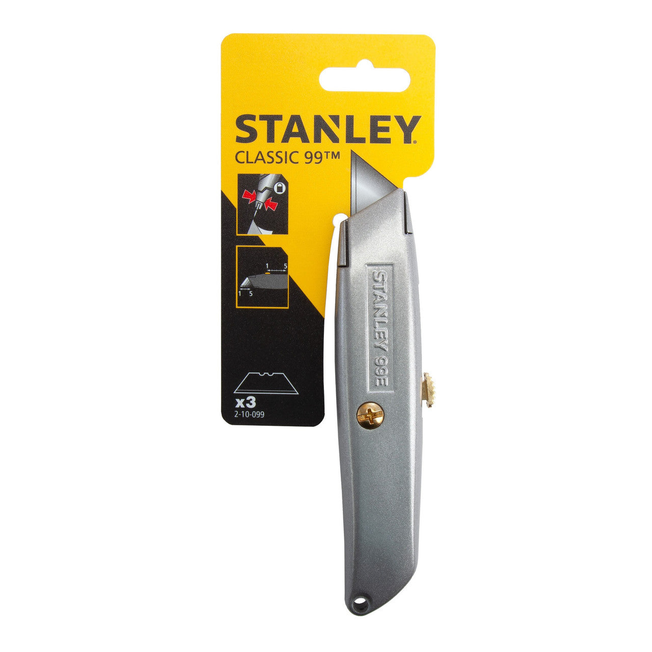 Stanley STHT10099-9 Counter Top Display of 12 x 2-10-099 99E Retractable Blade Knives