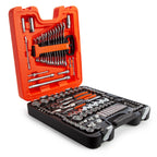 Bahco S138 Socket and Mechanical Set MM/AF 1/4, 3/8 and 1/2 Inch Dynamic Drive - 138 Piece