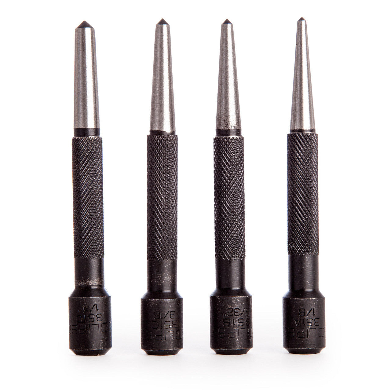 Eclipse 351W Round Head Centre Punch Set (4 Piece)