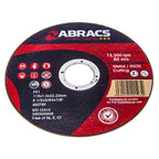 Abracs PFET11510FI Proflex Flat Extra Thin INOX Cutting Disc 115 x 1 x 22mm (Pack of 10)
