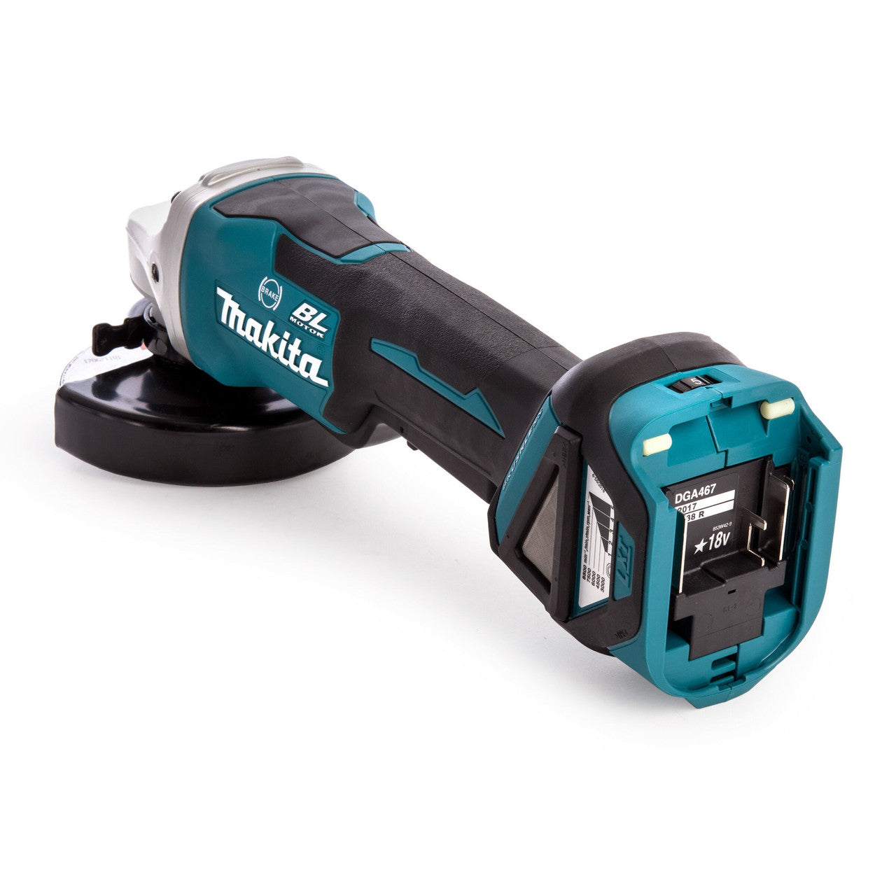 Makita DGA467Z LXT 18V Angle Grinder 115mm (Body Only)