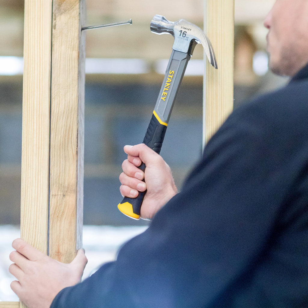 Stanley STHT0-51309 Curve-Claw Fibreglass Hammer 16oz