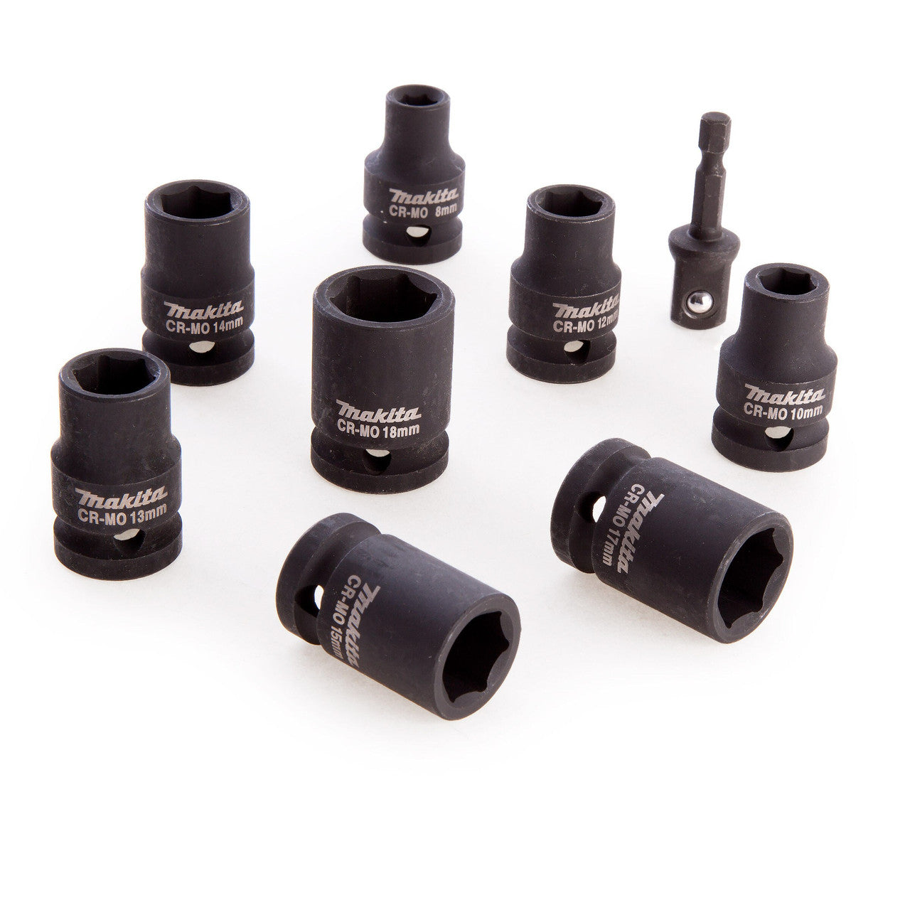 Makita B-54645 1/2" Impact Socket Set 1/2" (9 Piece)