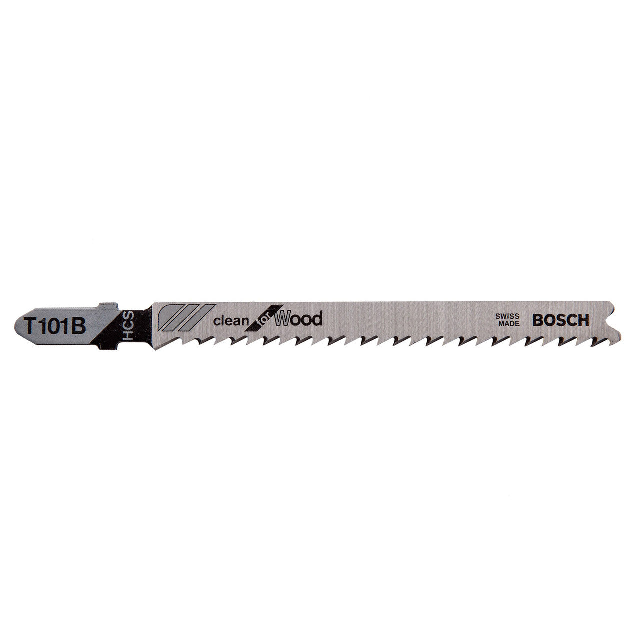 Bosch T101B Clean Jigsaw Blade for Wood 100mm (Pack of 5)