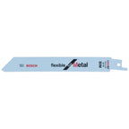 Bosch S922EF Flexible Reciprocating Saw Blade for Metal 150mm (Pack of 5)