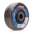 Abracs ABFZ115B0120 Pro Zirconium Flap Disc 120 Grit x 115mm (Pack of 5)