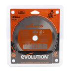 Evolution R185TCT-20MS Multi Material TCT Saw Blade 185x 20mmx 20T