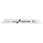 Bosch S922HF Flexible Reciprocating Saw Blade for Wood & Metal 150mm (Pack of 5)