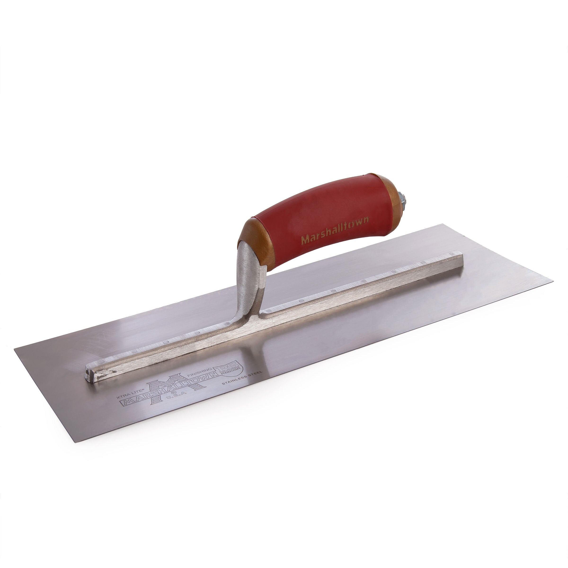 Marshalltown MPB14SSD Permashape Finishing Trowel with Durasoft Handle 14 x 5"