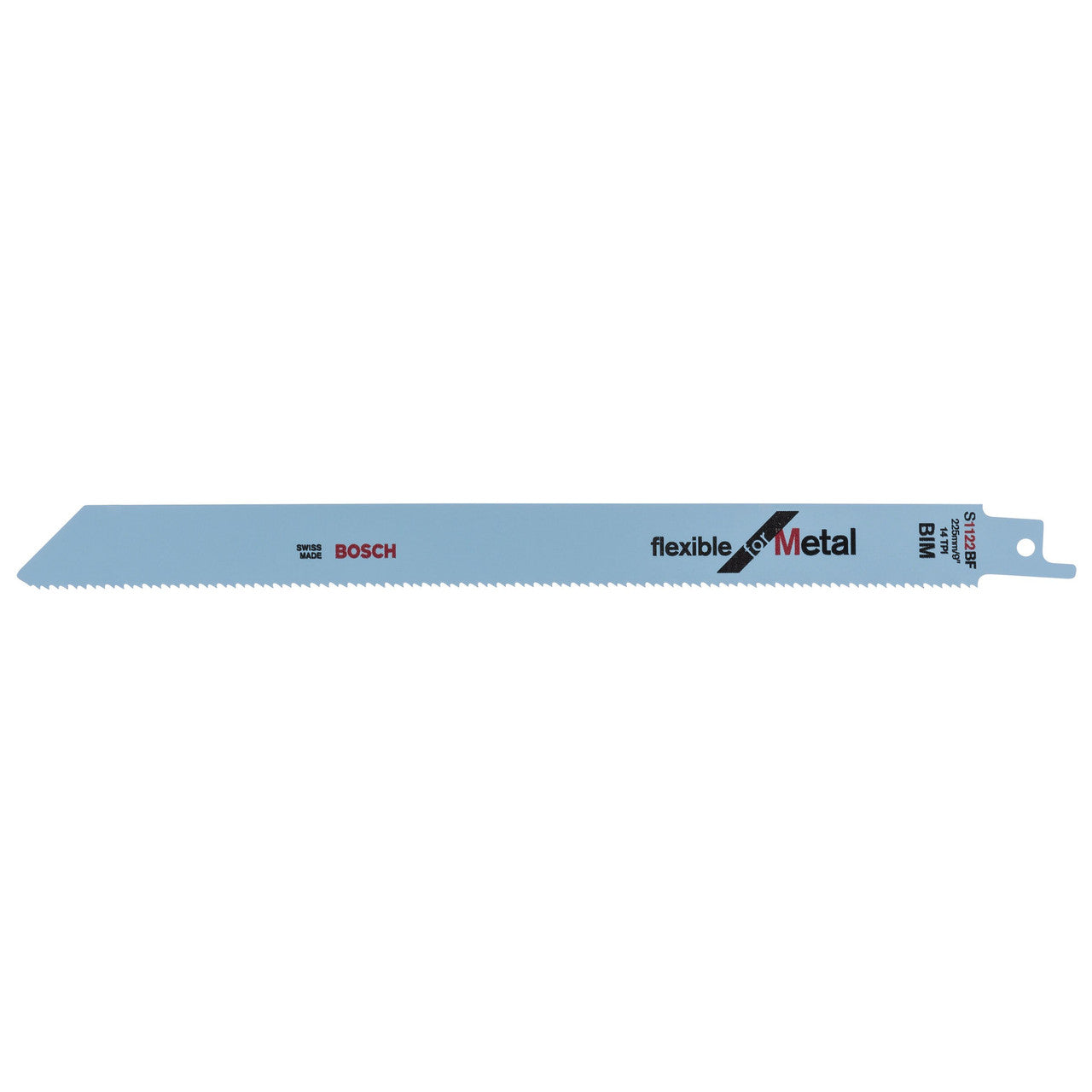 Bosch S1122BF Flexible Reciprocating Saw Blade for Metal 225mm (Pack of 5)