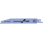Bosch S123XF Progressor Reciprocating Saw Blade for Metal 150mm (Pack of 5)