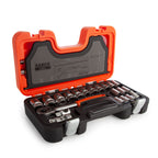 Bahco S240 1/2" Square Drive Socket Set 10-32mm (24 Piece)