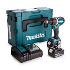 Makita DHP484RTJ LXT 18V Combi Drill in Makpac Case (2 x 5.0Ah Batteries)