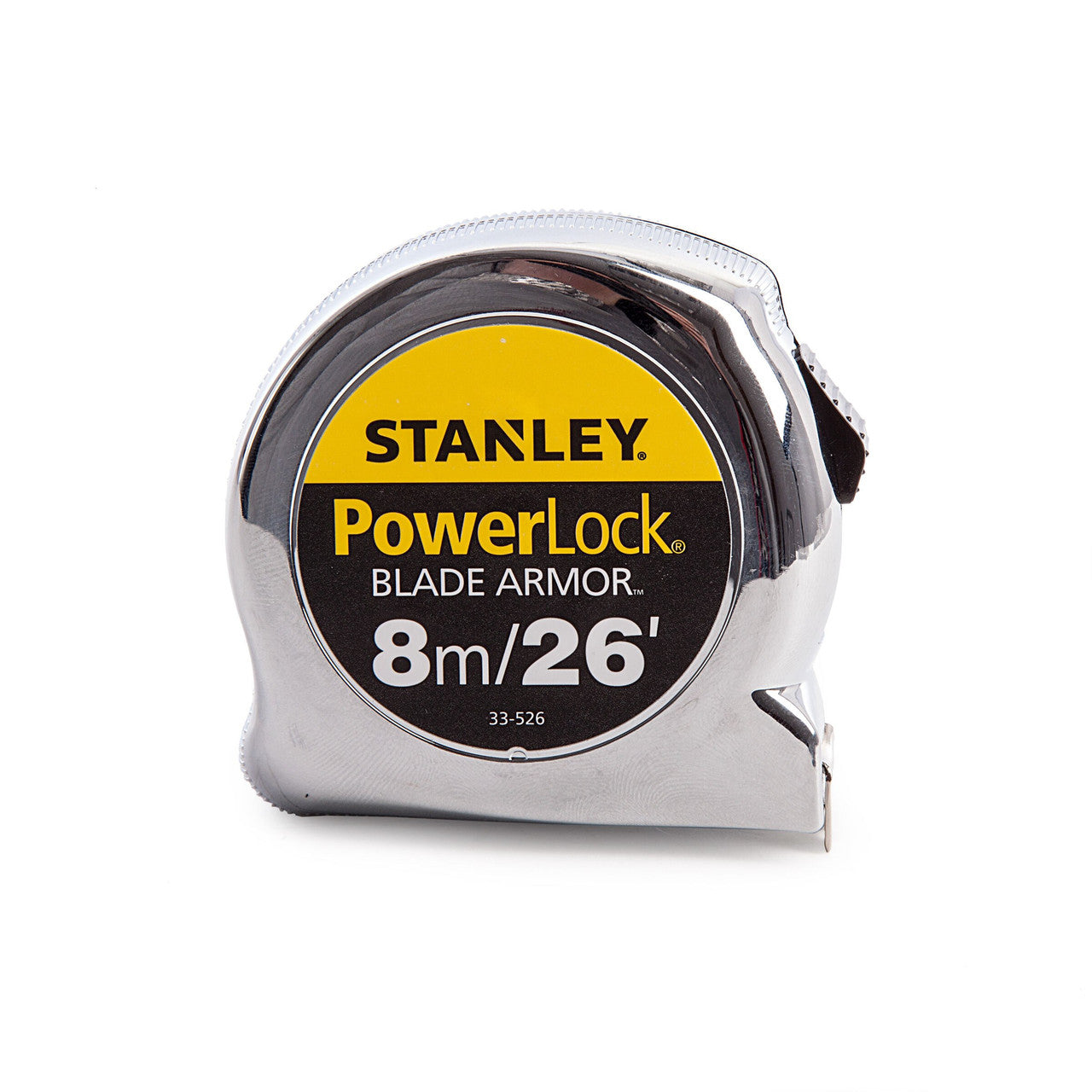 Stanley 0-33-526 Powerlock Metric/Imperial Tape Measure with Blade Armor 8m