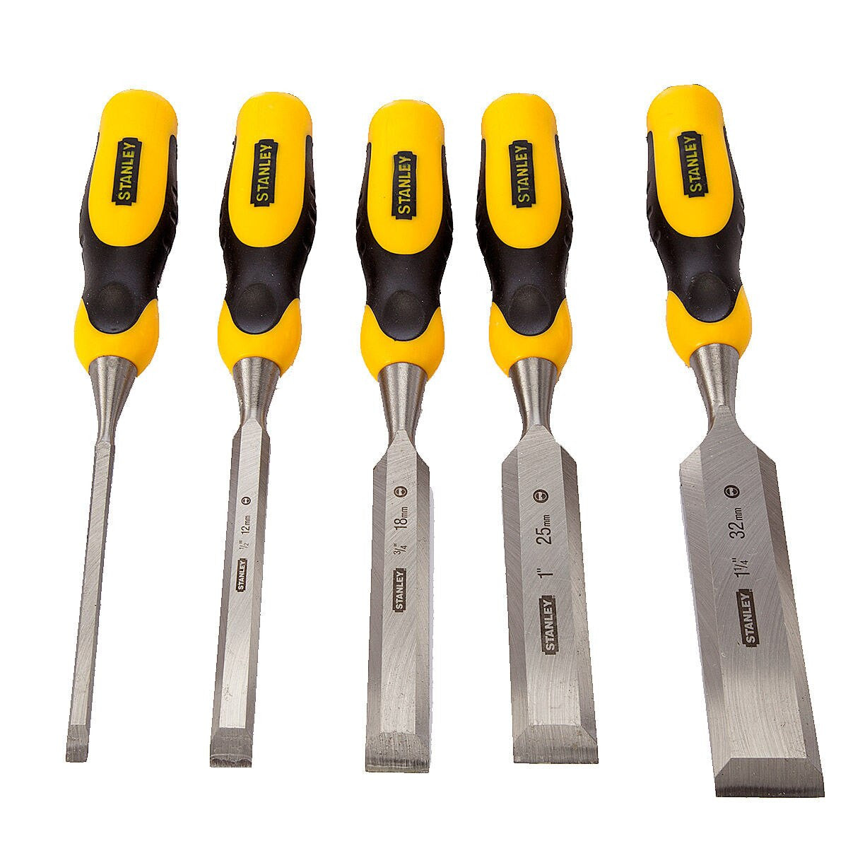 Stanley 5-16-421 Dynagrip Wood Chisel Set (5 Piece)